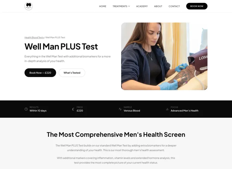 Mirror Image Clinic website